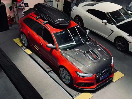 Audi S7 2016 Engine Bonnet Hood Cover Carbon Fiber-Ahacarbon