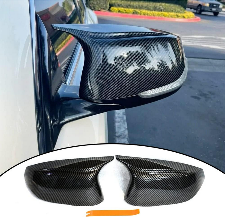 Infiniti Q50 Q60 Q70 QX30 2014-2024 Mirror Covers Replacement Style Carbon Fiber/ABS-Ahacarbon