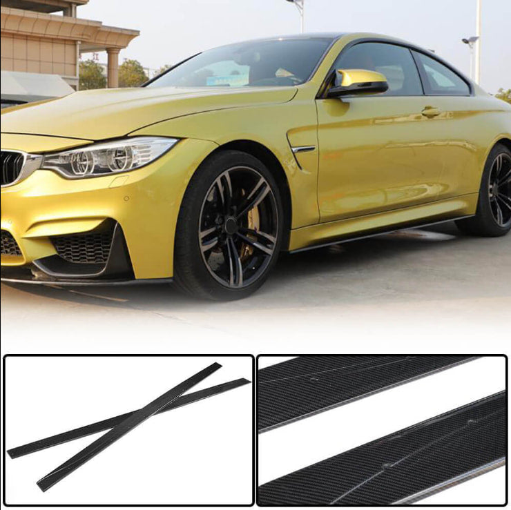 BMW F80 M3 F82 F83 M4 2014-2020 Front Bumper Lip Side Skirts Rear Diffuser Rear Trunk Spoiler Carbon Fiber-Ahacarbon
