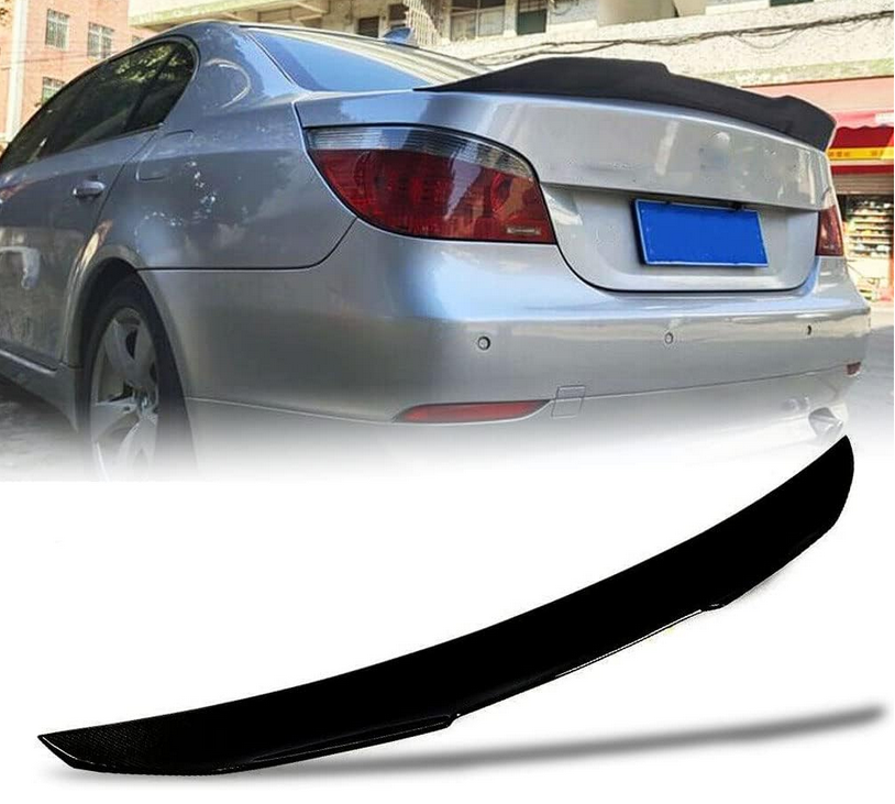 BMW 5 Series E60 M5 2004-2010 Rear Trunk Spoiler Carbon Fiber/FRP-Ahacarbon