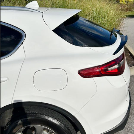 Alfa Romeo Stelvio 2017-2022 Rear Trunk Spoiler Dry Carbon Fiber/FRP-Ahacarbon