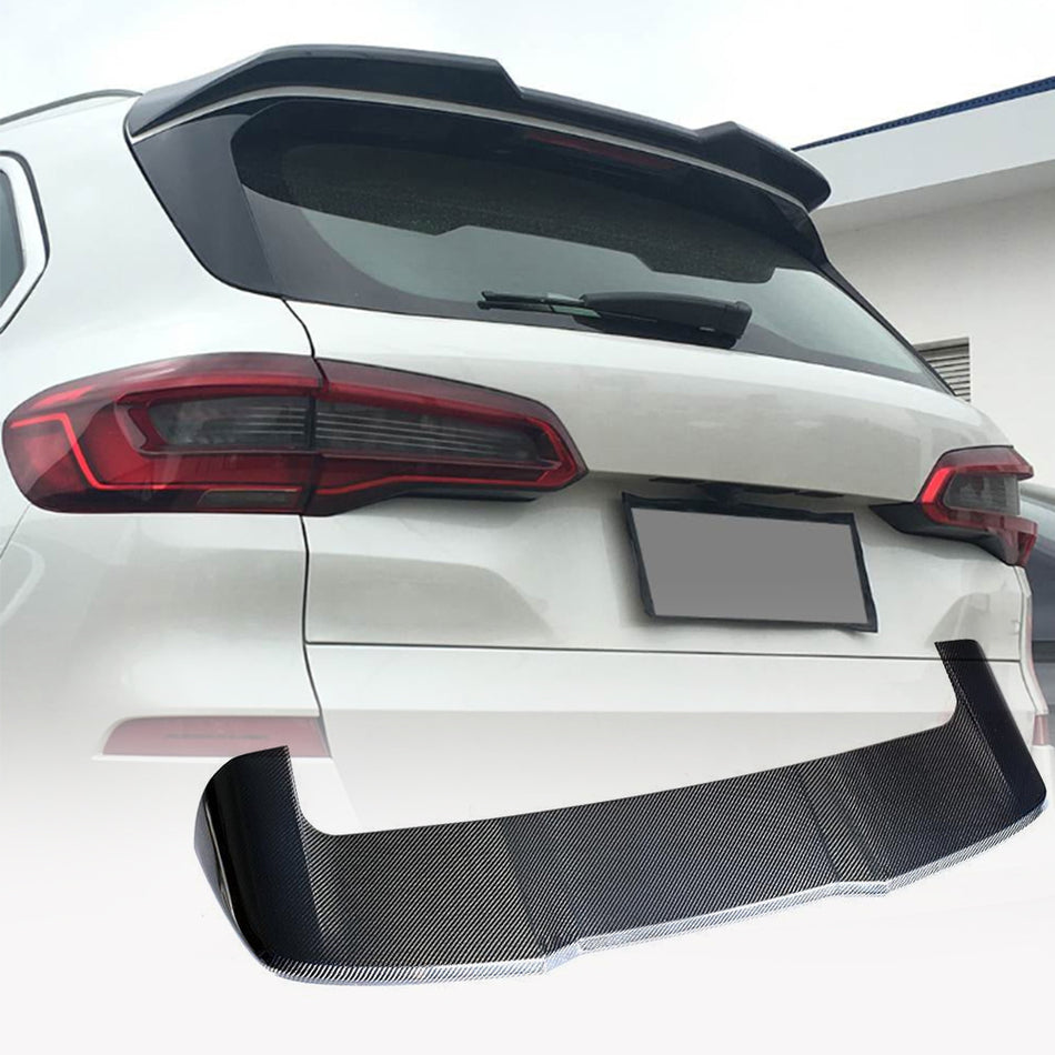 BMW X5 G05 xDrive40i xDrive50i M Sport SUV 2019+ Rear Roof Spoiler Carbon Fiber/FRP-Ahacarbon