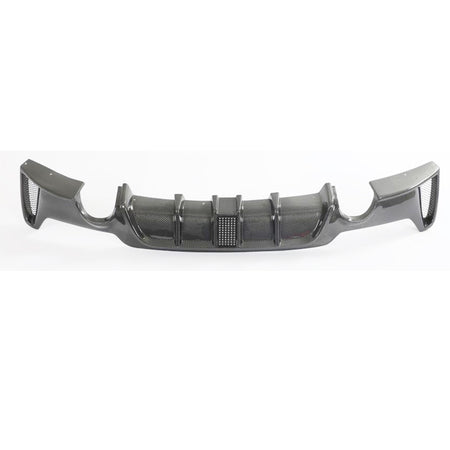 BMW 4 Series F32 F33 F36 M Sport 2014-2019 Rear Bumper Diffuser LED Light Carbon Fiber-Ahacarbon