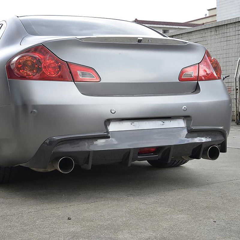 Infiniti G37 Sedan 2009-13 Rear Bumper Diffuser (Non-US) Carbon Fiber