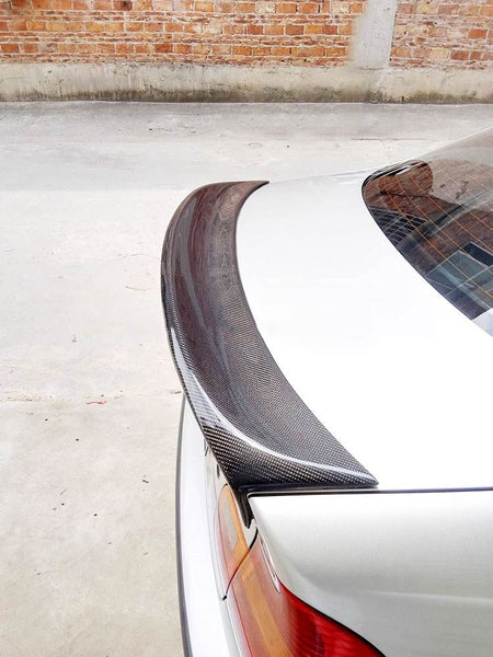 BMW 3 Series E46 M3 Sedan 1999-2005 Rear Trunk Spoiler Carbon Fiber-Ahacarbon