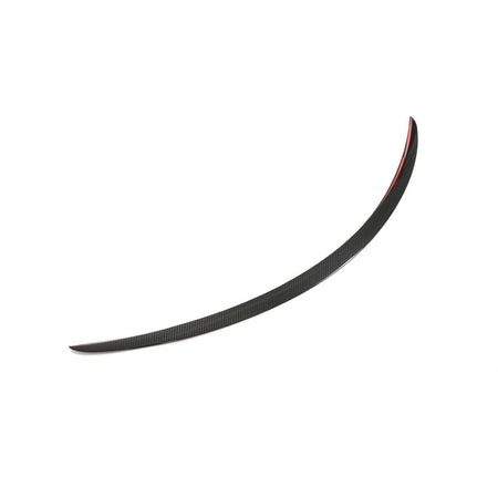Tesla Model S 2012-2023 Rear Trunk Spoiler Dry Carbon Fiber-Ahacarbon