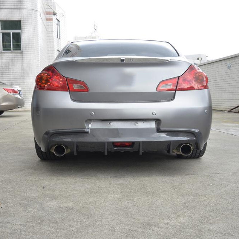 Infiniti G37 Sedan 2009-13 Rear Bumper Diffuser (Non-US) Carbon Fiber