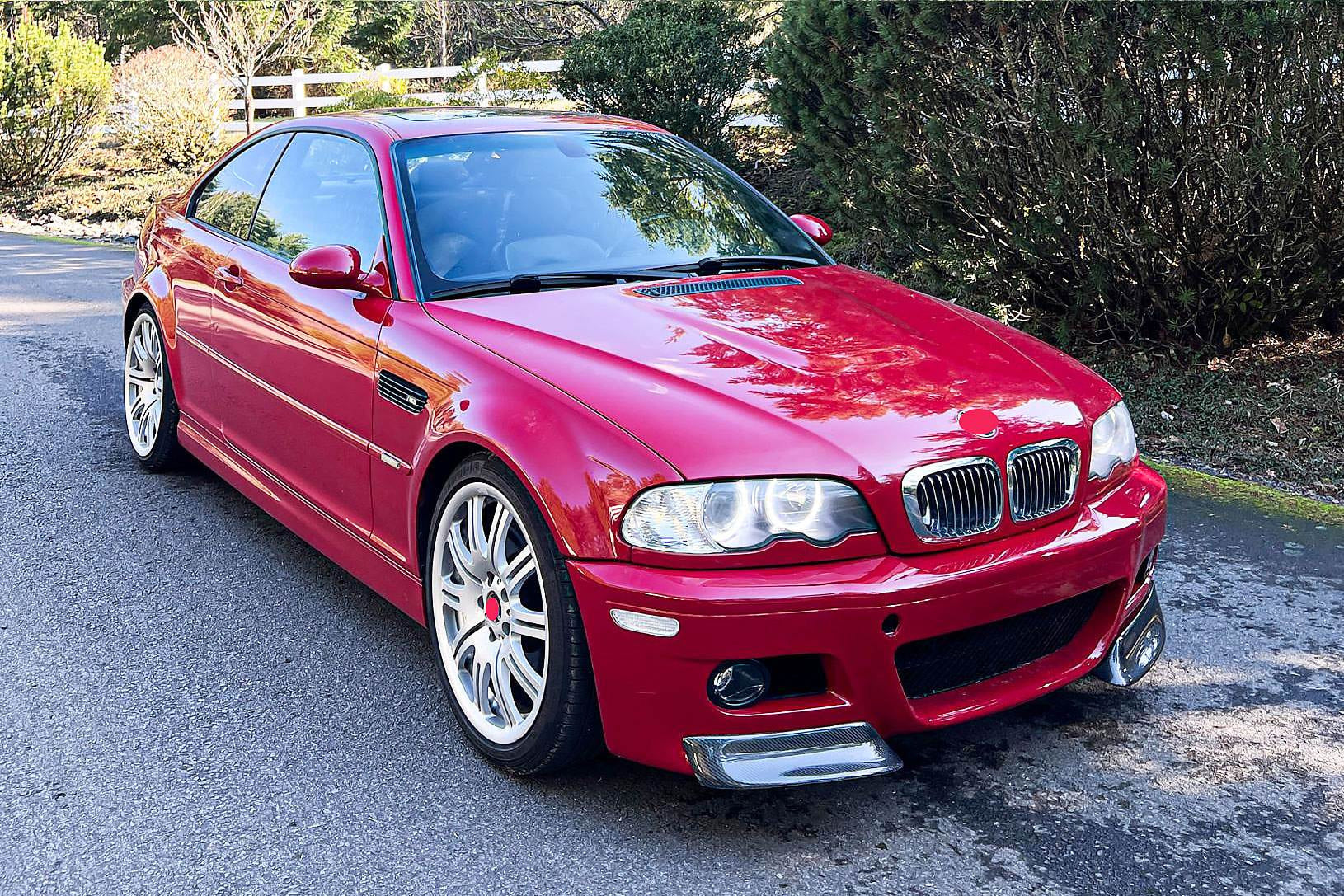 BMW 3 Series E46 M3 2000-2006 Front Bumper Splitters Carbon Fiber-Ahacarbon