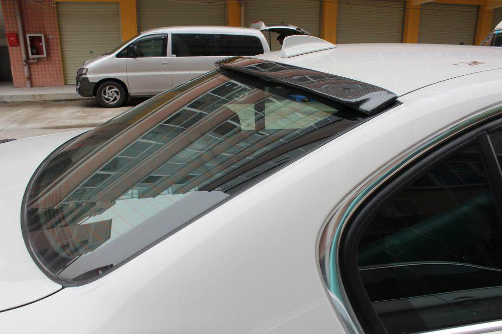 BMW 3 Series E90 M3 2005-2011 Rear Roof Spoiler Carbon Fiber-Ahacarbon