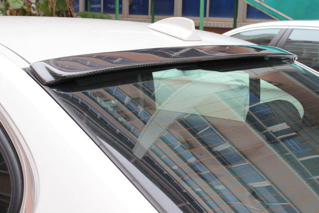 BMW 3 Series E90 M3 2005-2011 Rear Roof Spoiler Carbon Fiber-Ahacarbon
