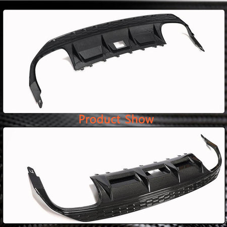 Audi A3 S-LINE S3 8Y Sedan 2021-2023 Rear Bumper Diffuser Carbon Fiber-Ahacarbon