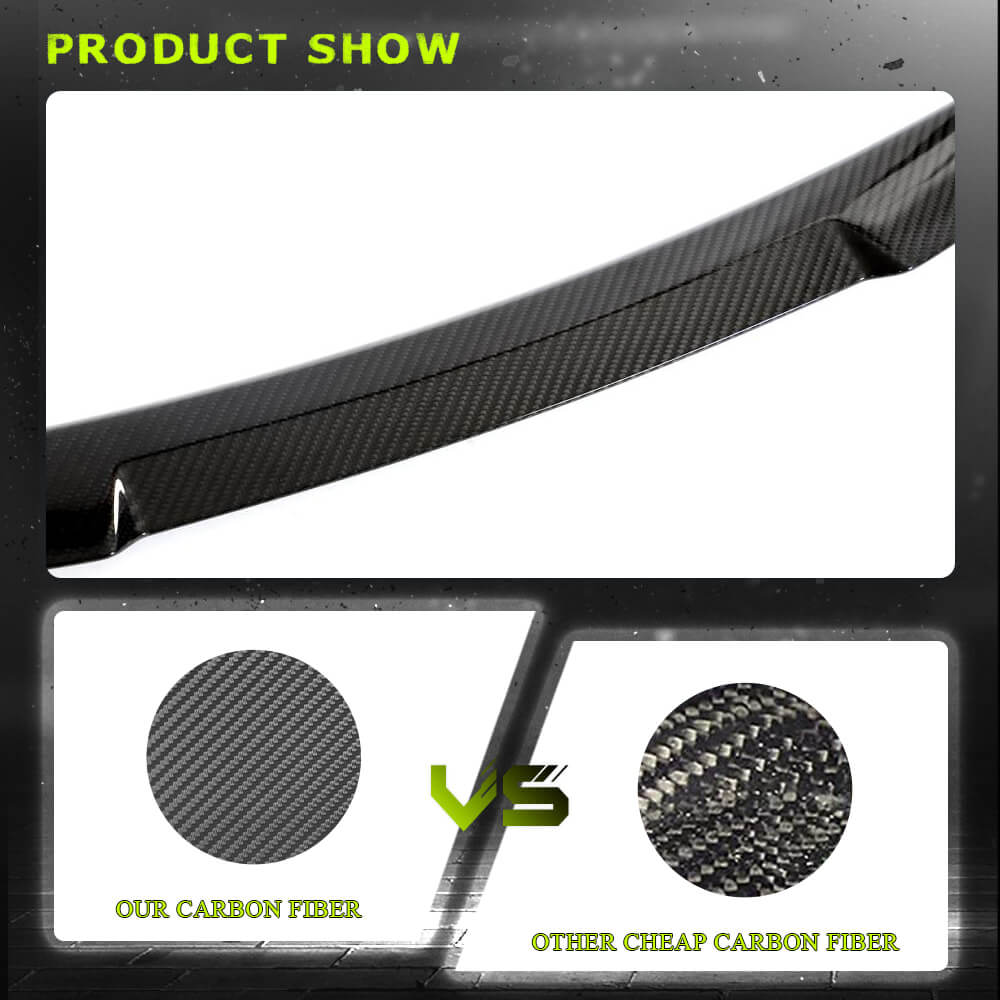 Audi A5 S5 RS5 B9 4-Door 2017-2023 Rear Trunk Spoiler Dry Carbon Fiber-Ahacarbon