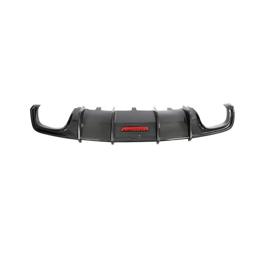 Audi A7 Sline S7 C7.5 2016-2018 Rear Bumper Diffuser Carbon Fiber-Ahacarbon