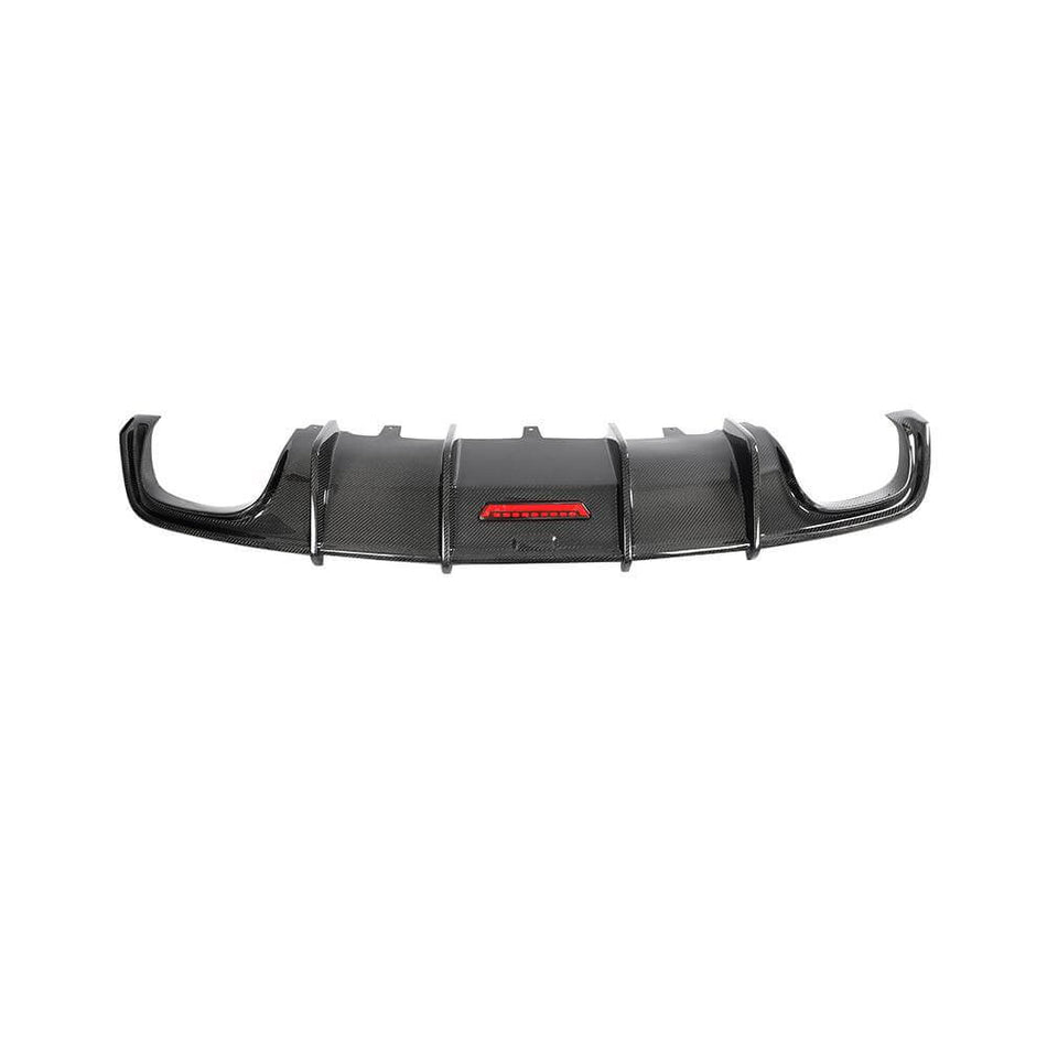 Audi A7 Sline S7 C7.5 2016-2018 Rear Bumper Diffuser Carbon Fiber-Ahacarbon