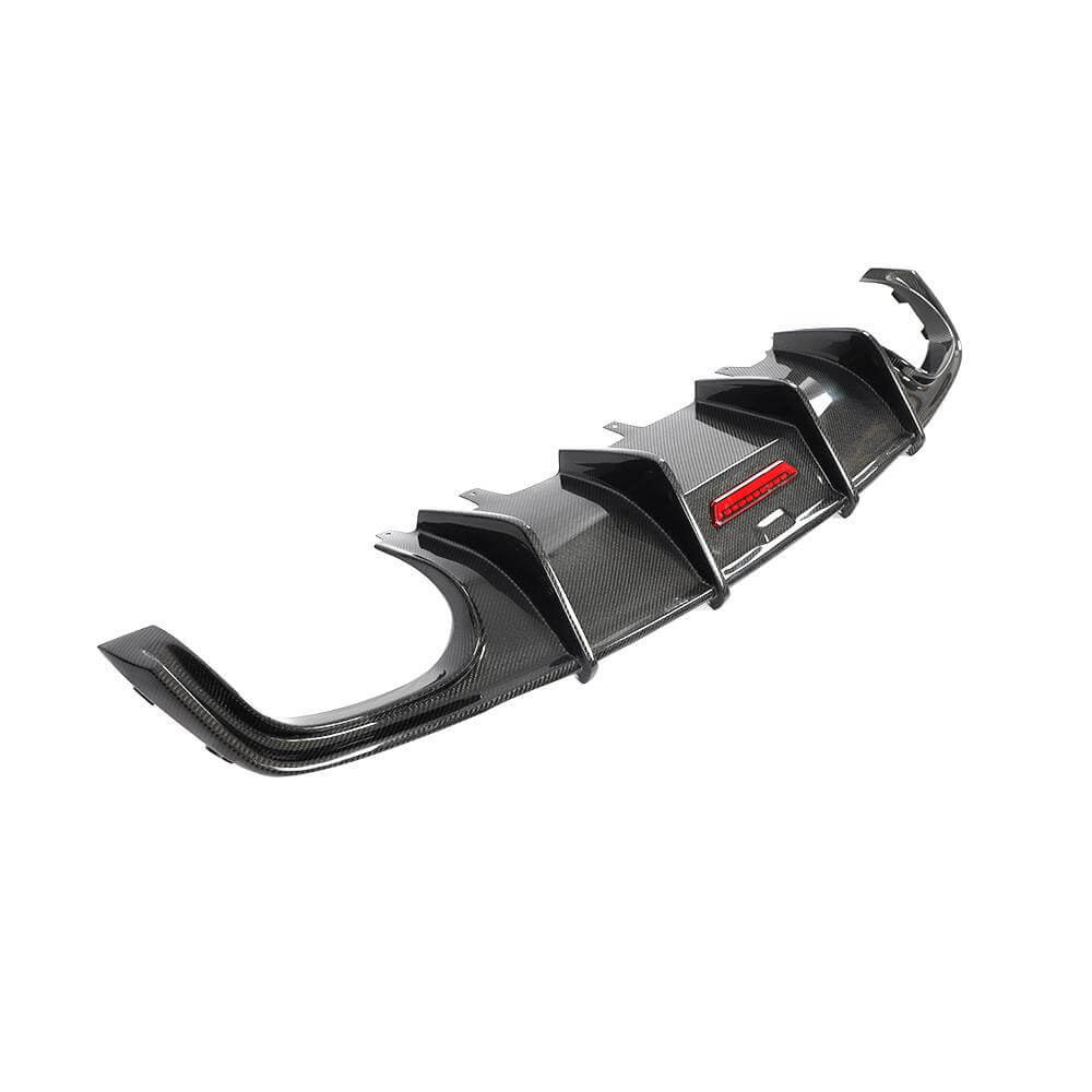 Audi A7 Sline S7 C7.5 2016-2018 Rear Bumper Diffuser Carbon Fiber-Ahacarbon
