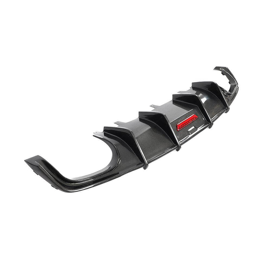 Audi A7 Sline S7 C7.5 2016-2018 Rear Bumper Diffuser Carbon Fiber-Ahacarbon