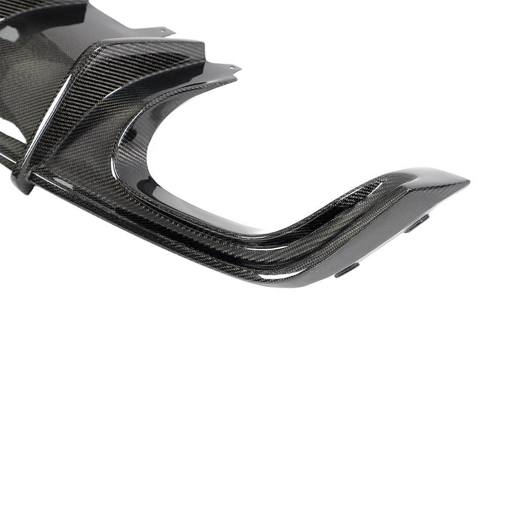 Audi A7 Sline S7 C7.5 2016-2018 Rear Bumper Diffuser Carbon Fiber-Ahacarbon