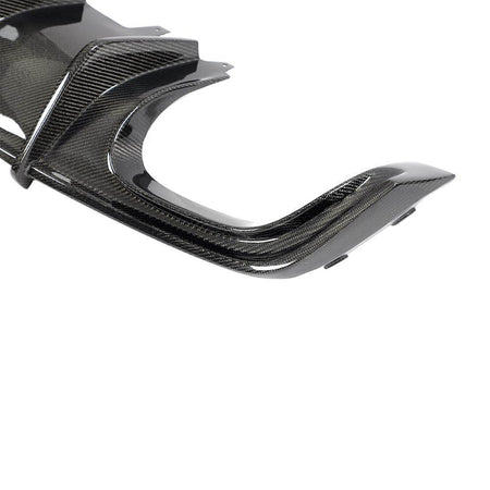 Audi A7 Sline S7 C7.5 2016-2018 Rear Bumper Diffuser Carbon Fiber-Ahacarbon