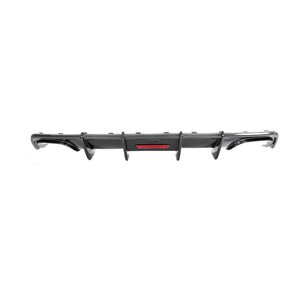 Audi A7 Sline S7 C7.5 2016-2018 Rear Bumper Diffuser Carbon Fiber-Ahacarbon