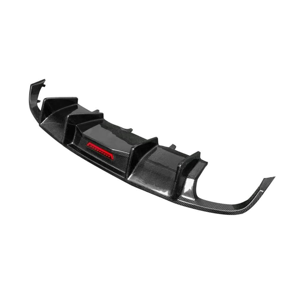 Audi A7 Standard 2012-2015 Carbon Fiber Rear Bumper Diffuser Lip-Ahacarbon
