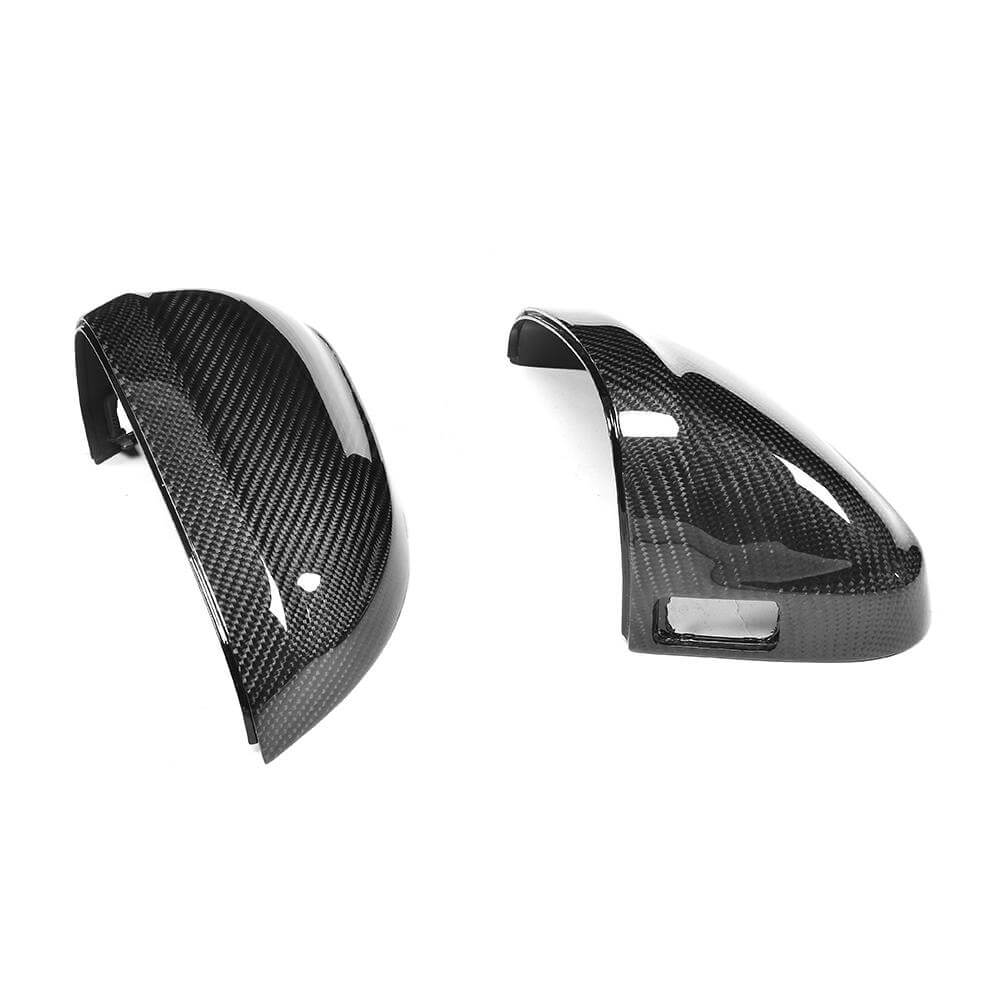 Audi B9 A4 S4 2016-2023 A5 S5 RS5 2017-2023 Mirror Covers Carbon Fiber (With Side Lane Assist)-Ahacarbon