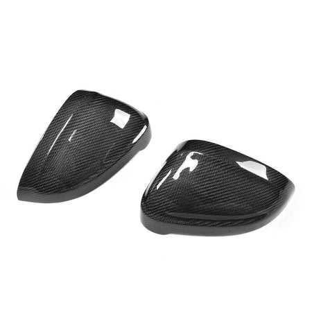 Audi B9 A4 S4 2016-2023 A5 S5 RS5 2017-2023 Mirror Covers Carbon Fiber (With Side Lane Assist)-Ahacarbon