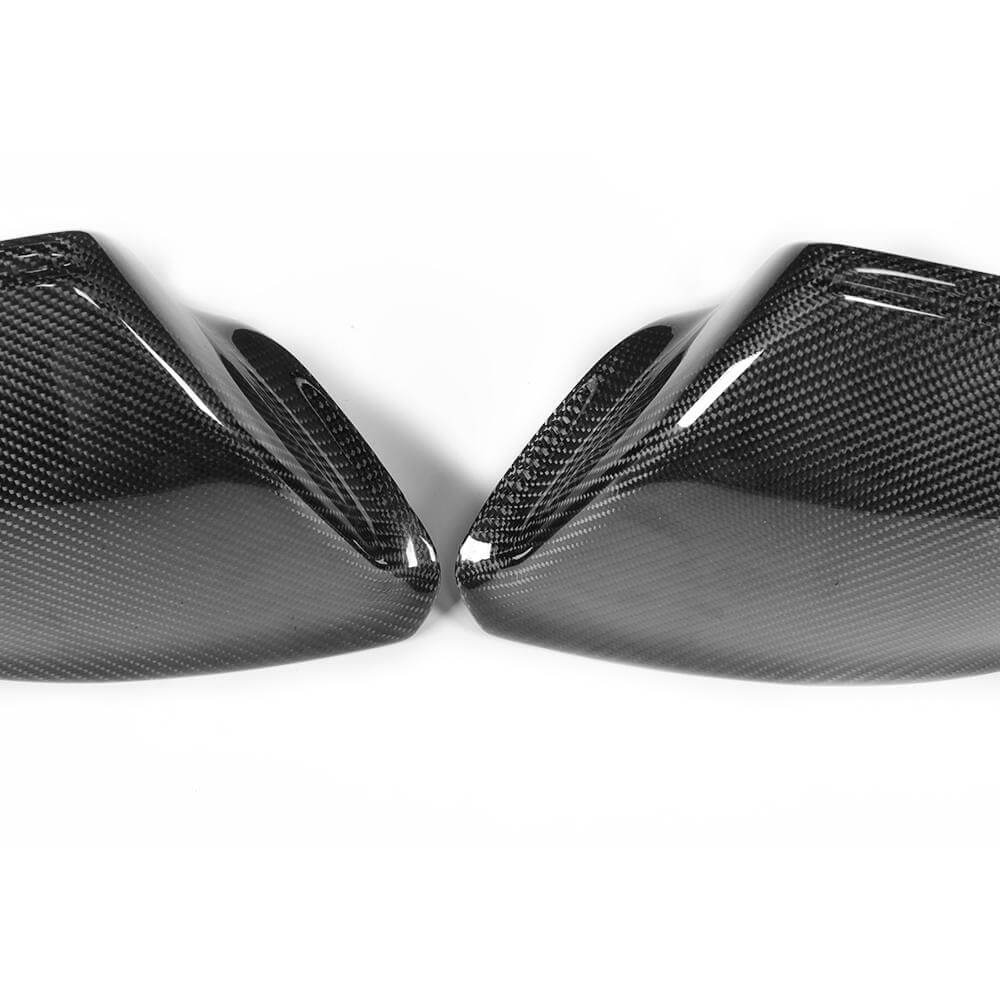 Audi Q5 Q7 2009-2015 Replacement Style Mirror Covers Carbon Fiber（Without lane change assist）-Ahacarbon