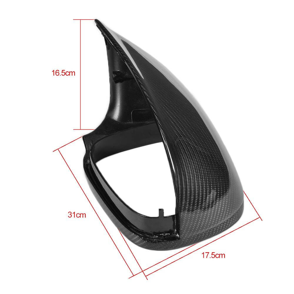 Audi Q5 Q7 2009-2015 Replacement Style Mirror Covers Carbon Fiber（Without lane change assist）-Ahacarbon