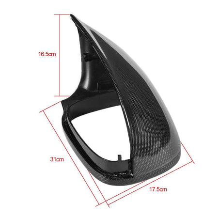 Audi Q5 Q7 2009-2015 Replacement Style Mirror Covers Carbon Fiber（Without lane change assist）-Ahacarbon