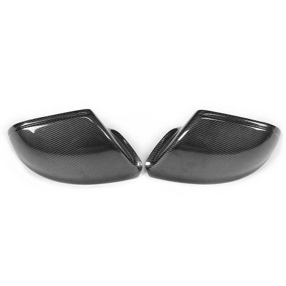 Audi Q5 Q7 2009-2015 Replacement Style Mirror Covers Carbon Fiber（Without lane change assist）-Ahacarbon