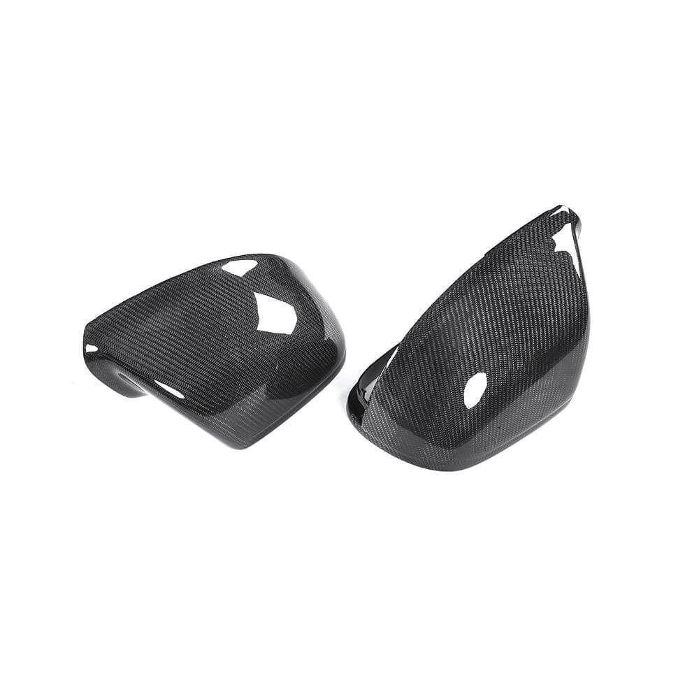 Audi Q5 Q7 2009-2015 Replacement Style Mirror Covers Carbon Fiber（Without lane change assist）-Ahacarbon
