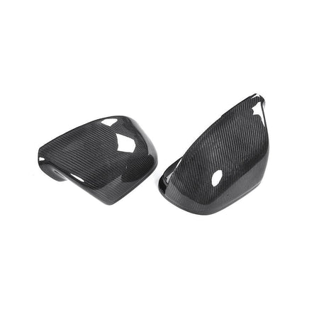 Audi Q5 Q7 2009-2015 Replacement Style Mirror Covers Carbon Fiber（Without lane change assist）-Ahacarbon