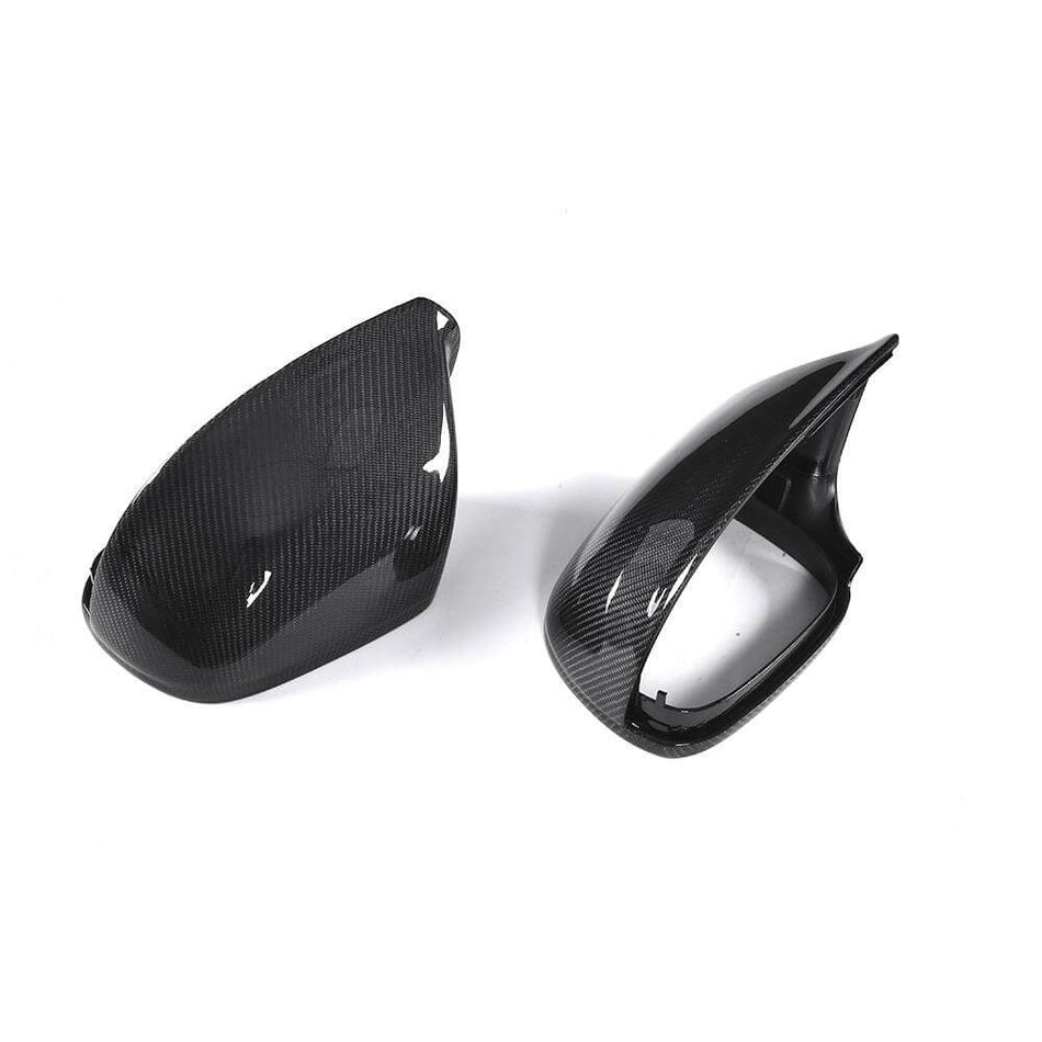 Audi Q5 Q7 2009-2015 Replacement Style Mirror Covers Carbon Fiber（Without lane change assist）-Ahacarbon
