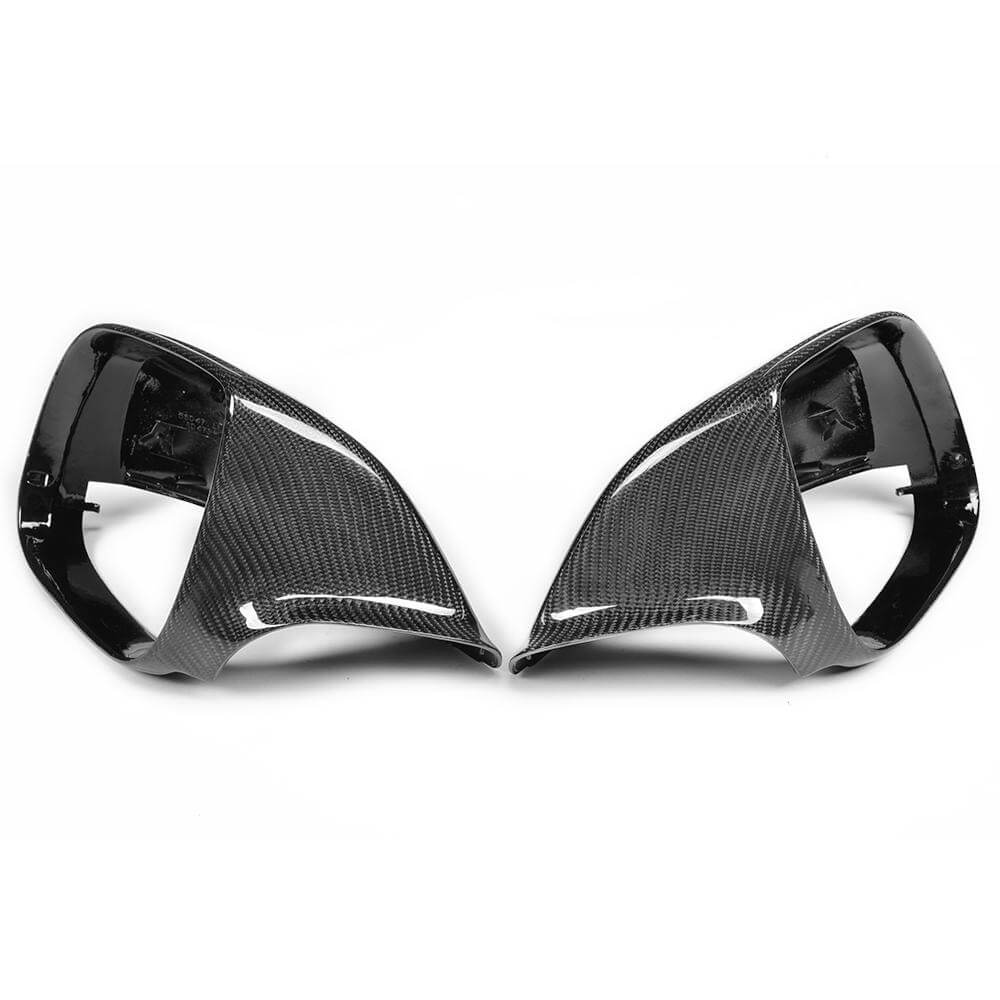 Audi Q5 Q7 2009-2015 Replacement Style Mirror Covers Carbon Fiber（Without lane change assist）-Ahacarbon