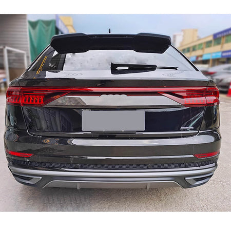Audi Q8 2019-2022 Replacement Rear Trunk Trims Dry Carbon Fiber-Ahacarbon
