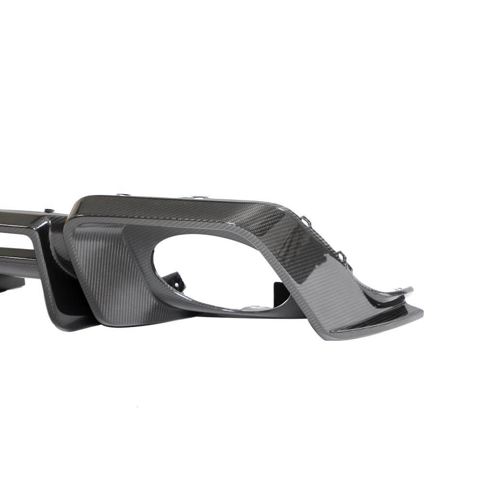 Audi R8 Coupe 2022-2023 Rear Bumper Diffuser Dry Carbon Fiber-Ahacarbon