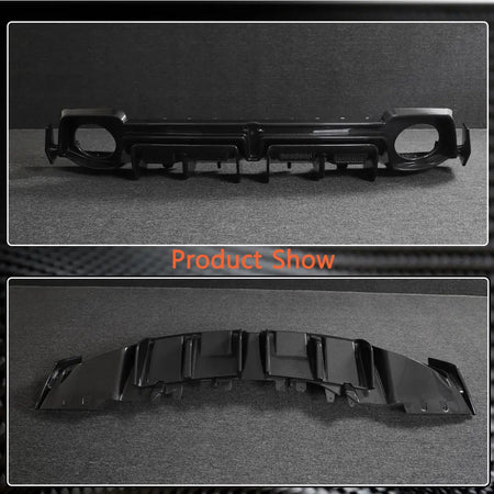Audi R8 Coupe 2023+ Rear Bumper Diffuser Prepreg Dry Carbon Fiber-Ahacarbon