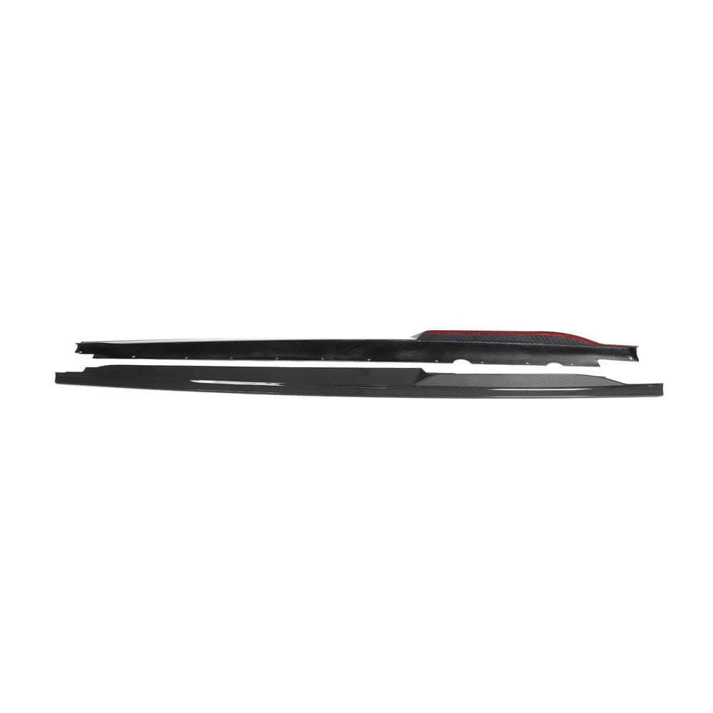 Audi R8 V10 Coupe Spyder Convertible 2Door 2023+ Side Skirts Dry Carbon Fiber-Ahacarbon