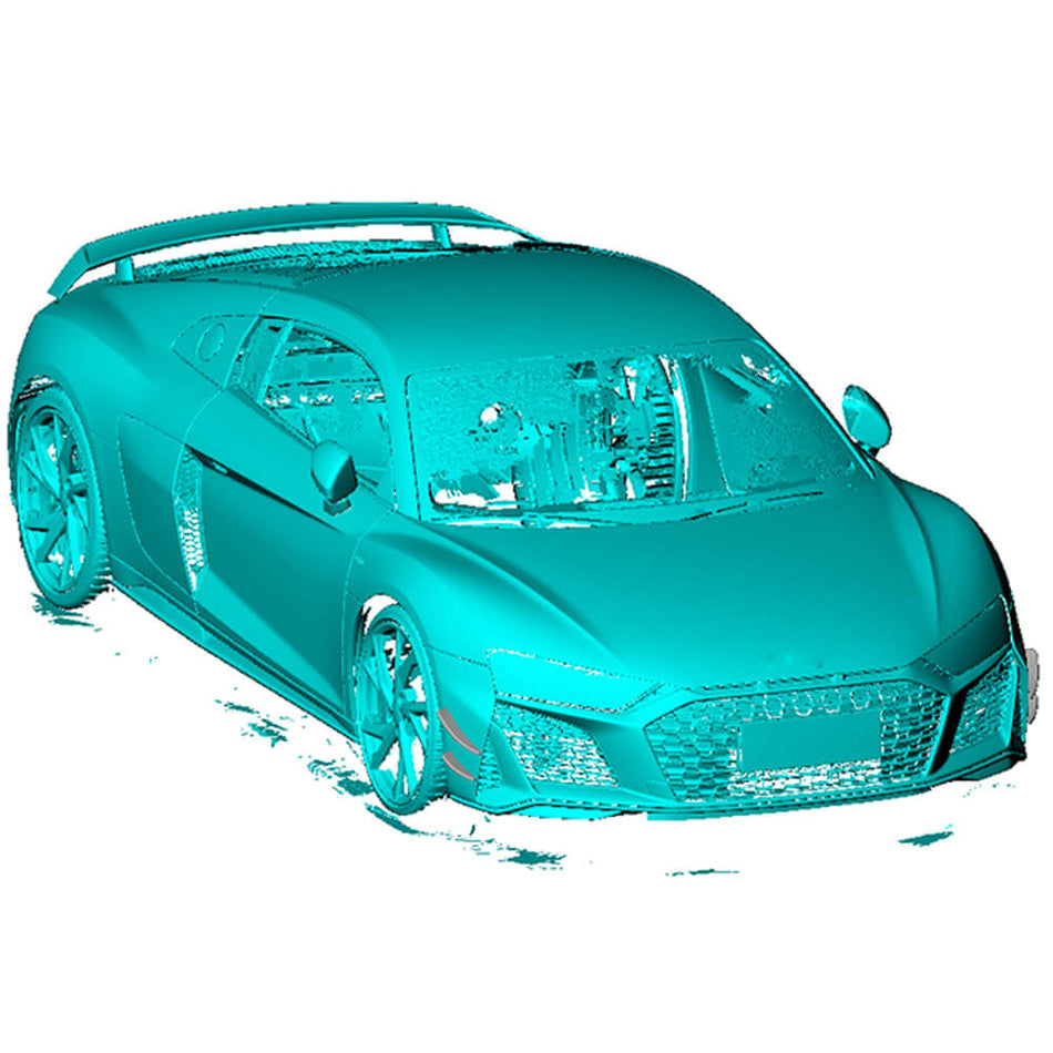 Audi R8 V10 Coupe Spyder Convertible 2Door 2023+ Front Bumper Vents Dry Carbon Fiber-Ahacarbon