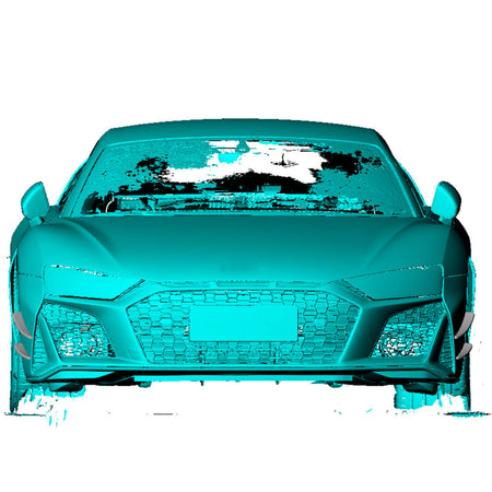 Audi R8 V10 Coupe Spyder Convertible 2Door 2023+ Front Bumper Vents Dry Carbon Fiber-Ahacarbon