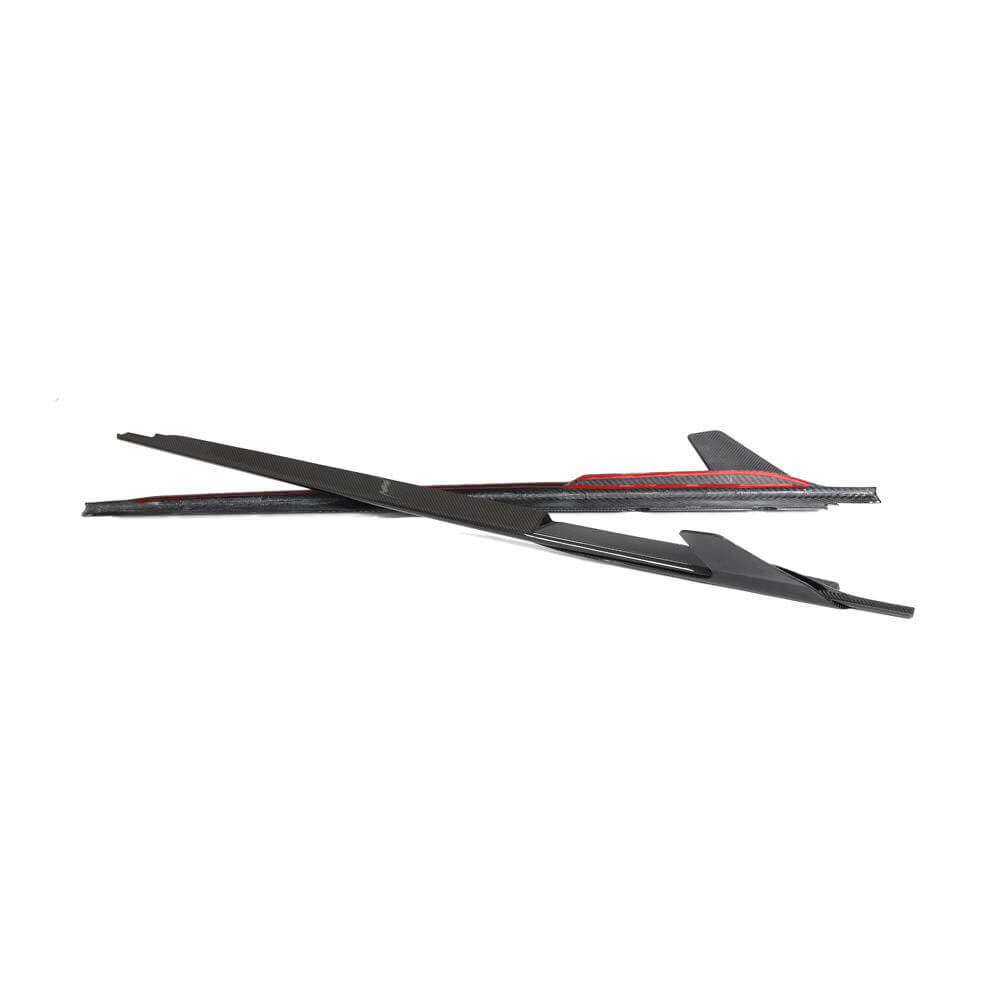 Audi R8 V10 Coupe Spyder Convertible 2Door 2023UP Side Skirts Dry Carbon Fiber-Ahacarbon