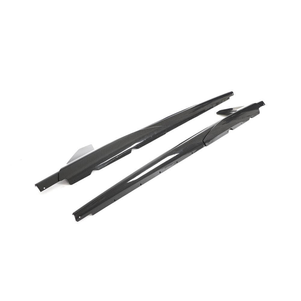 Audi R8 V10 Coupe Spyder Convertible 2Door 2023UP Side Skirts Dry Carbon Fiber-Ahacarbon