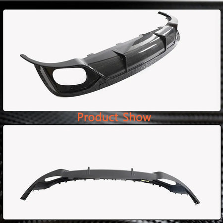 Audi RSQ8 Base Sport Utility 4-Door 2020-2023 Rear Bumper Diffuser Lip Carbon Fiber-Ahacarbon
