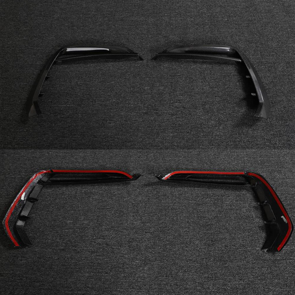 Audi RSQ8 Base Sport Utility 4-Door 2021+ Fog Light Covers Carbon Fiber-Ahacarbon