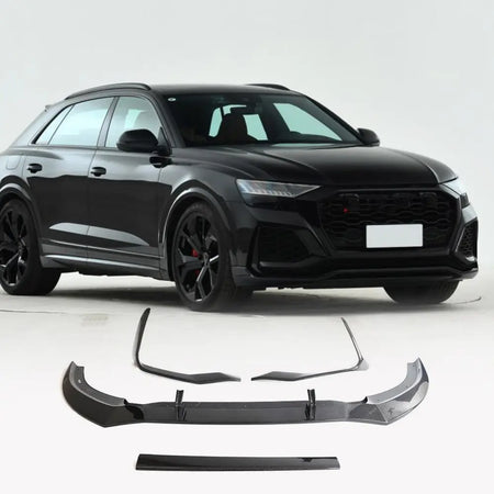 Audi RSQ8 Base Sport Utility 4-Door 2021+ Front Bumper Lip Carbon Fiber-Ahacarbon