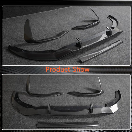 Audi RSQ8 Base Sport Utility 4-Door 2021+ Front Bumper Lip Carbon Fiber-Ahacarbon