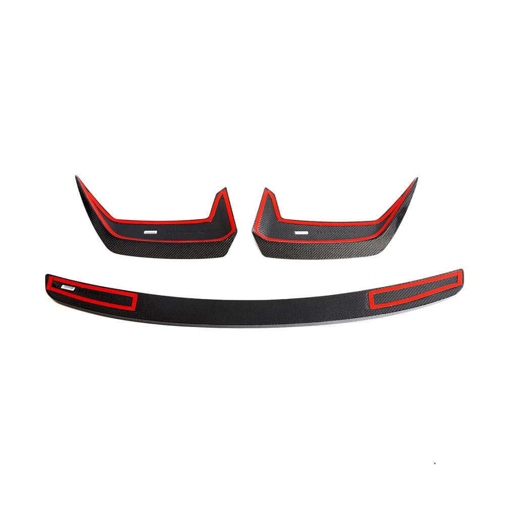 Audi RSQ8 RS Q8 Base Sport Utility 4-Door 2020-2023 Rear Roof Spoiler Carbon Fiber-Ahacarbon