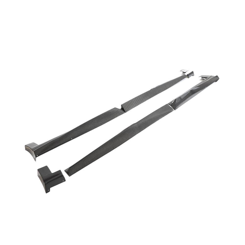 Audi RSQ8 RS Q8 Base Sport Utility 4-Door 2021-2023 Side Skirts Carbon Fiber-Ahacarbon