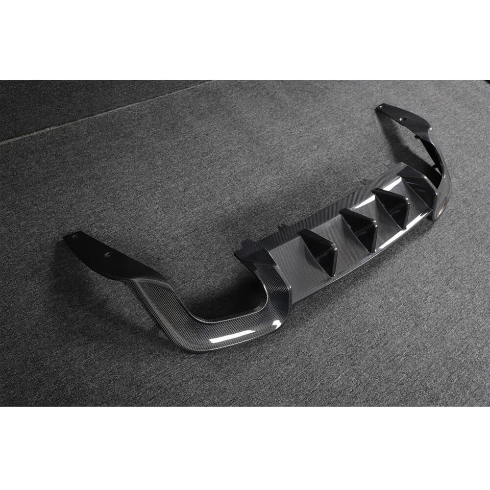 Audi S5 4-Door 2020-2021 Rear Bumper Diffuser Carbon Fiber-Ahacarbon