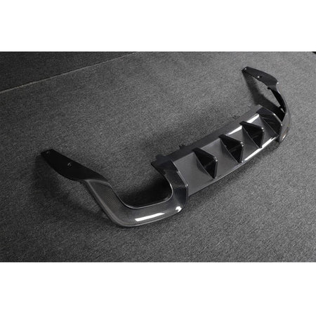 Audi S5 4-Door 2020-2021 Rear Bumper Diffuser Carbon Fiber-Ahacarbon